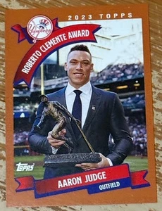 2023 Topps TBT Aaron Judge SP variación de imagen 2002 ¡Tarjeta de diseño Topps!! - Imagen 1 de 2