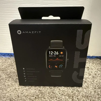 Amazfit GTS Fitness Smartwatch (Black) Heart Rate, GPS, Sleep & Activity Tracker - Image 1 of 4
