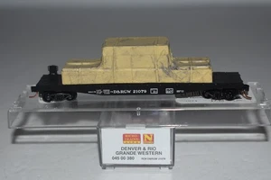 N Scale MTL 04500380 Rio Grande 50' Flat Car with Load 21079 C52311 - Picture 1 of 2