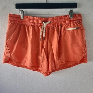 Pantalones Cortos Vuori Clementine Talla XL Pomelo Naranja Forrados Nuevos sin Etiquetas - Imagen 1 de 6