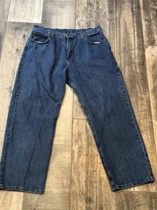 Original Arizona Jean Company Herren 38 x 30 lose Denim Baggy gerade gebraucht, in einwandfreiem Zustand - Bild 1 von 3