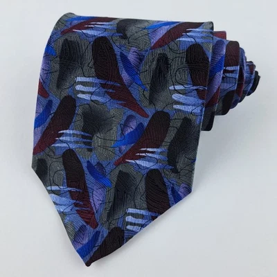 Corbata Vintage J Garcia 100% Seda Mariposas III Colección 15 1996 Años 90 58"x4" Foto 1 de 4