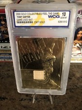 2000 Gold Collectibles Feel The Game Tony Gwynn 23KT Game Used Bat /961 Padres
