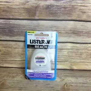 LISTERINE REACH HEALTHY WHITE MINT DENTAL FLOSS 1 PACK - Picture 1 of 1