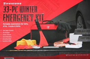 New Firestone emergency 33 PC Winter Car / Truck / Suv / Atv kit - Picture 1 of 5