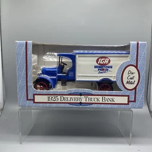ERTL 1925 IGA Delivery Truck Bank Limited Edition 1:30 Scale Die-Cast NIP - Picture 1 of 9