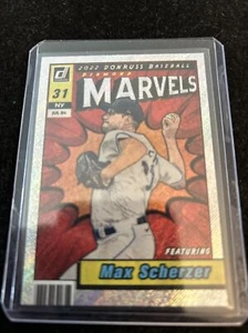 2022 MAX SCHERZER DONRUSS MARVELS RAPTURE PARALLEL AWESOME - Bild 1 von 2