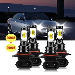 For BMW 328i 1996-1998 Car LED Headlight Bulbs Combo High/Low Beam Bright White - Foto 1 di 10