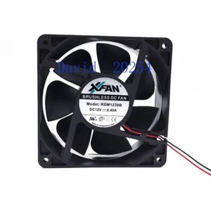 XFAN DC12V 0.40A RDM1238B (2-wire) 12cm 12038 inverter cooling fan - Picture 1 of 5