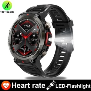 2024 New Smart Watch Men Military Sports Fitness Tracker Blood Pressure - Picture 1 of 7