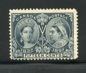 CANADA SCOTT #58 15c QUEEN VICTORIA JUBILEE F/VF MINT LIGHT HINGED-SCOTT - Picture 1 of 2