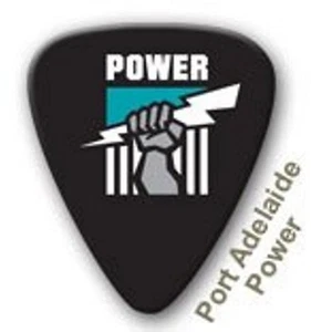 Port Adelaide Power Guitar Picks 5 Pack, Official AFL Product, FREE POSTAGE - Picture 1 of 2
