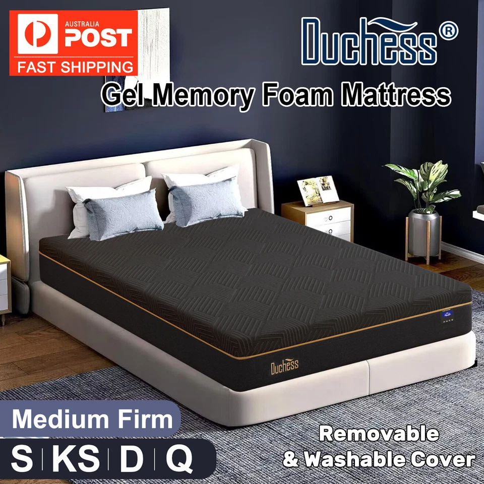 Gel Memory Foam Mattress Queen Double King Single Cloud Feeling Bed NO Spring - image 1 of 4
