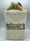 Go Sports Giant Wooden 35 Yard Dice Games Set W Bag New Yardzee Farkle Yatzee