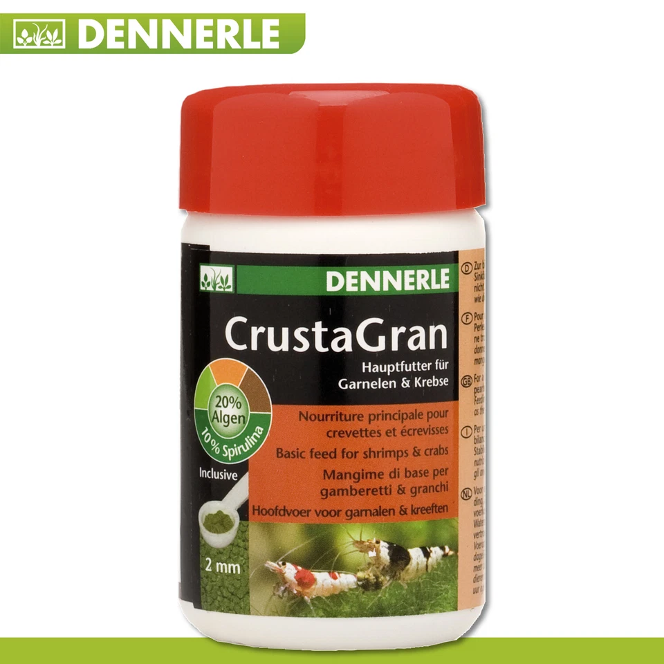Dennerle 100 ML Crustagran Nourriture Complète Crevettes Aquarium Élevage - Photo 1/1
