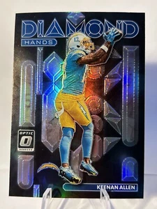 2022 Donruss Optic Football KEENAN ALLEN Diamond Hands Insert Holo Prizm #DH-5 - Picture 1 of 2