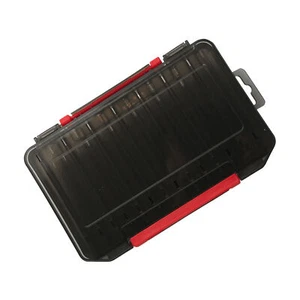 Double Sided Tackle Storage Box 14 Compartments Fishing Lure Bait Organizer Case - Picture 1 of 14
