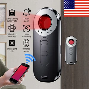 Hotel Anti-spy Hidden Camera Wireless Infrared Tracking Vibration Alarm Finder - Picture 1 of 12
