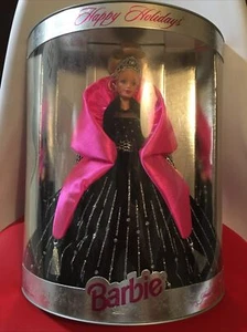 New In Perfect Box. Happy Holidays Barbie (1998) Fashion Doll Mattel - Picture 1 of 8