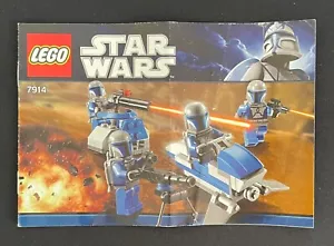 LEGO Star Wars Mandalorian Battle Pack 7914 solo manuale istruzioni - Foto 1 di 2