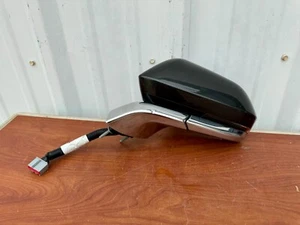 Espejo retrovisor de puerta lateral izquierdo 17-20 Lincoln MKZ Drive con punto ciego gris oscuro (OEM) - Imagen 1 de 10