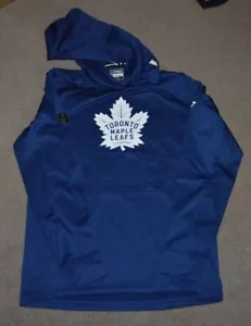 NWOT Toronto Maple Leafs Fanatics Authentic Pro Locker Room Pullover Hoodie Med - Picture 1 of 4