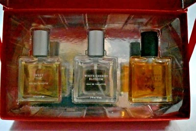 Bath & Body Works Eau De Toilette Blanco Cerezo Flor Set Nuevo Difícil de Encontrar  Foto 1 de 4
