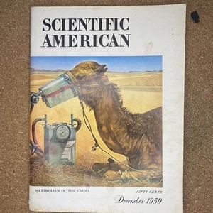 Scientific American December 1959 Camel Metabolism Sardinia Proto Castles - Picture 1 of 2