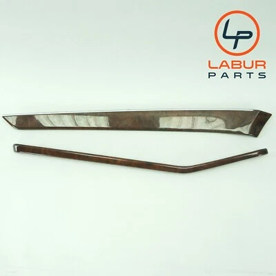 +A104 W212 MERCEDES 10-13 E CLASS FRONT LEFT DOOR PANEL WOOD TRIM MOLDING - Изображение 1 из 4