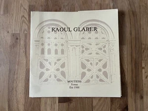 Buch Raoul Glaber Moutiers Yonne Sommer 1988 (L2A) - Bild 1 von 5