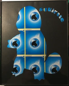 TARJETAS DE ENERGÍA DEL AGUA POKEMON SQUIRTLE 8X10 ENMARCADAS ARTE - HECHAS A MANO - Imagen 1 de 3