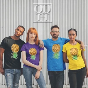 Camisa de piña al revés estilo de vida camiseta de esposa caliente - Imagen 1 de 16