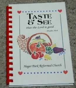 2001 Taste & See that the Lord is Good Hager Park Reformed Church MI Cookbook - Picture 1 of 6