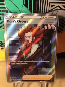 Pokemon Lost Origin Boss's Order Full Art Trainer Gallery TG24/TG30 NM/M - Picture 1 of 2
