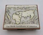 Rare Halcyon Days America's Birth Certificate Ltd Ed Enamel Box - Perfect