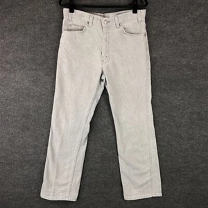 Levi's Mens Action Jeans W34 L31 Grey Mid Rise Straight Fit Bronze Tab Zip Fly - Picture 1 of 18