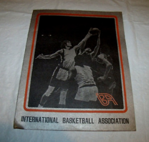 IBA International Basketball Association 1973 Creation Introduction Program RARE