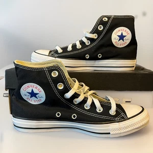 Converse Chuck Taylor All Star Hi M9160 Unisex US M6/W8 Shoes Black Sneakers - Picture 1 of 6