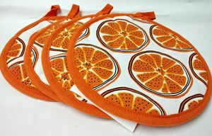 4pc- Ikea TORVFLY Pot holder Orange 204.930.58 - Picture 1 of 2