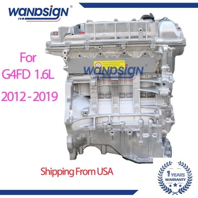 Long Cylinder Block Assembly For Hyundai Accent Kia Soul G4FD 1.6L GAS 2012-2019 - Image 1 of 4