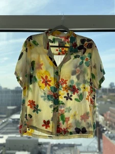 Vintage Jams World Hawaiian Women’s Shirt - Picture 1 of 5
