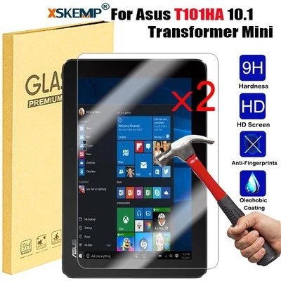 2Pcs ASUS T101HA T102HA-C4 Transformer Mini Tempered Glass Screen Protector Film - Image 1 of 4