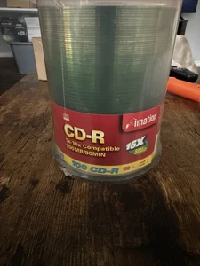 100 Pack SEALED Imation CD-R Spindle 700MB/80 Min Compatible 1X-24X 650MB/74Min - Picture 1 of 5