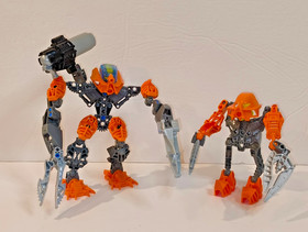 Lego Bionicle 8687 POHATU & 8946 PHOTOK Phantoka Toa Warriors Complete Set