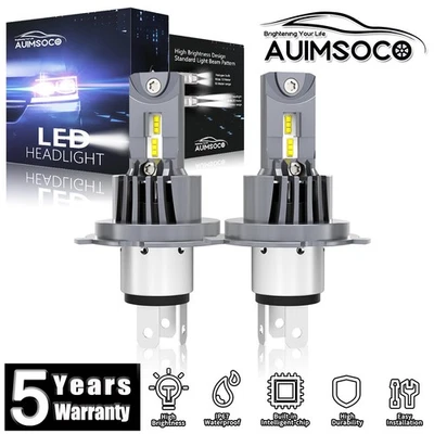 For Ford Aspire 1994-1997 Hatchback 2/4-Door 1.3L LED Headlight Bulbs Hi/Lo Beam - Изображение 1 из 4