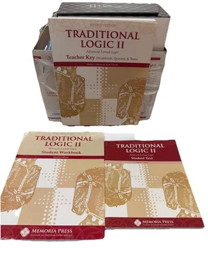 Traditional Logic 2 Teacher Key Student Text & Workbook 2nd Ed. Memoria Press - Image 1 of 4