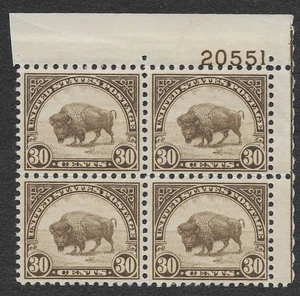 MMK Philately: US Scott #700 MNH Plate Block (4) 30c American Buffalo SCV $95 - Picture 1 of 2