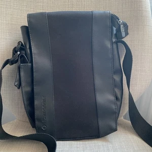 Samsonite Cross Body Satchel Messenger Storage Document Bag Travel Mobile Black - Picture 1 of 9