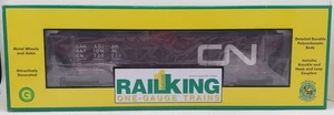 MTH 70-75069 G Canadian National 4-Bay Hopper w/ Coal Load #330222 -Metal Wheels - Picture 1 of 2