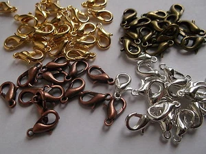 50 bis 400 Metall Hummer Papagei Verbinder Verschlüsse Krallen Handwerk Herstellung Fundstücke - Bild 1 von 1